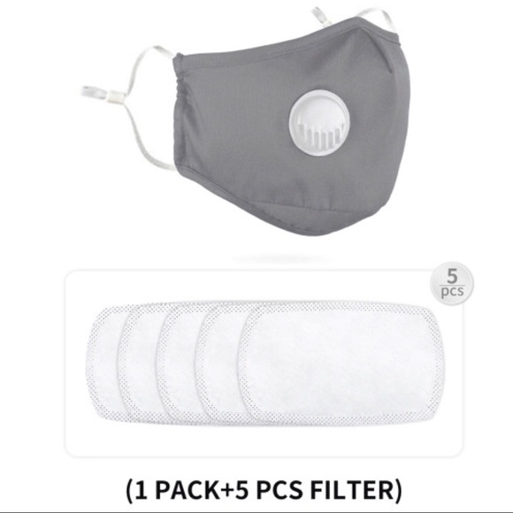 2 pack ‼️GREY FACE MASK - mask - Picture 2 of 3